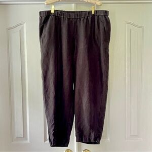 Eileen Fisher Lantern Linen Pants